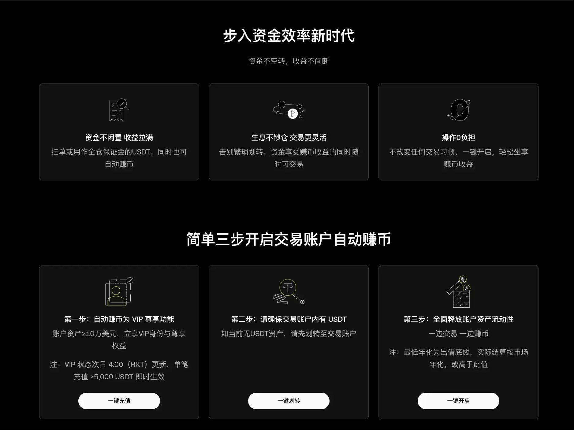 10万U挂单,每月也能躺赚500U？OKX交易账户自动赚币功能收益大测算
