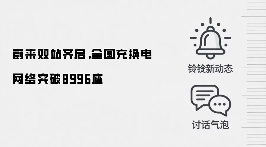 蔚来双站齐启,全国充换电网络突破8996座