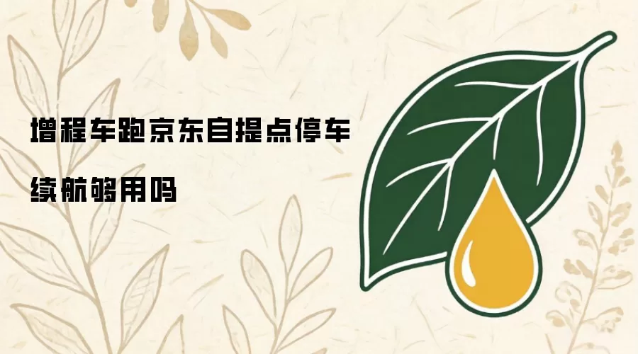 增程车跑京东自提点停车续航够用吗