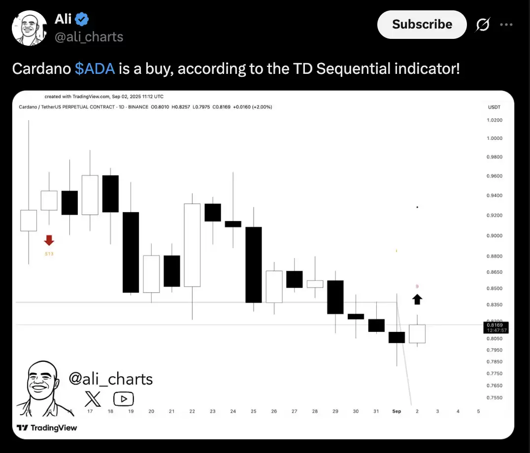 2026年9月 ADA 价格预测:Cardano 最终能否突破 1 美元大关?