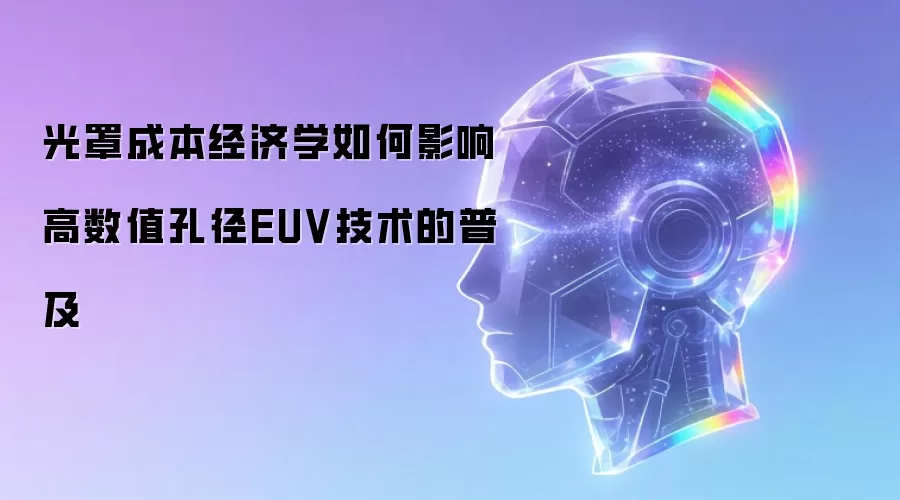 光罩成本经济学如何影响高数值孔径EUV技术的普及