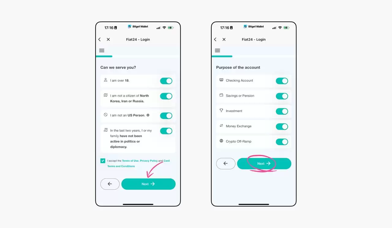 Bitget Wallet Card(Fiat24)使用方法(Bitget Wallet银&行卡)