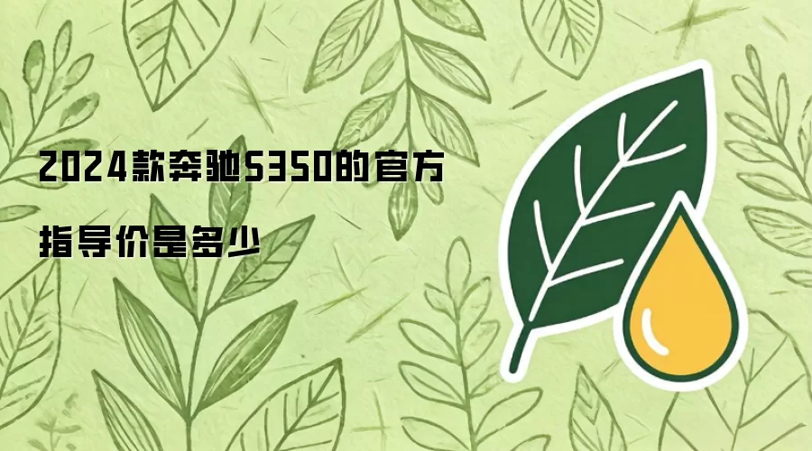 2024款奔驰S350的官方指导价是多少
