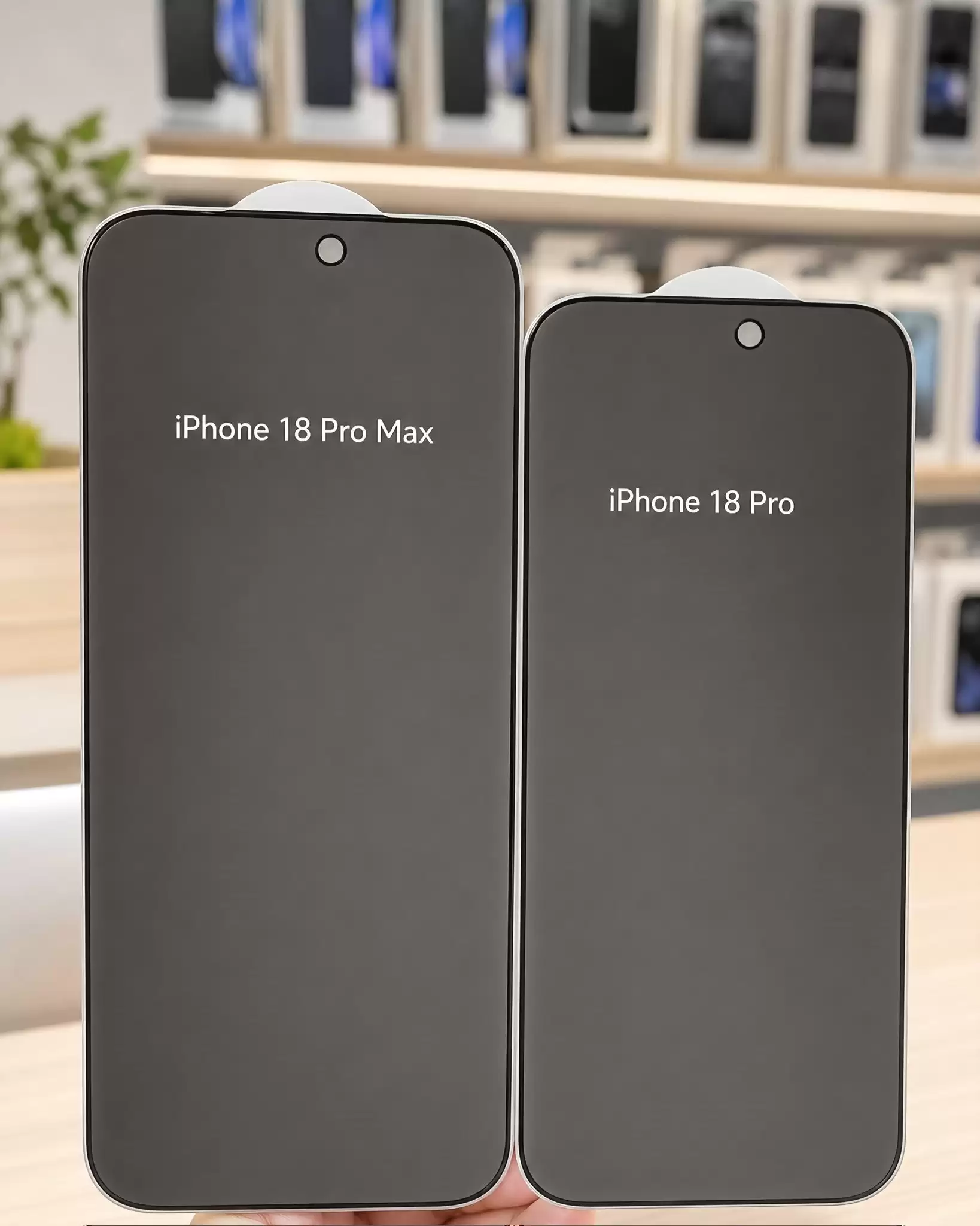 iPhone 18 Pro/Pro Max 贴膜曝光：边框更窄，屏占比再创新高