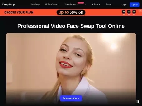 Deepswap-可以在机器上更换面部