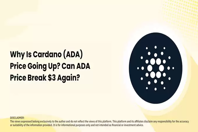 为什么Cardano (ADA) 价格上涨? ADA 价格可以再次突破3 美元吗?