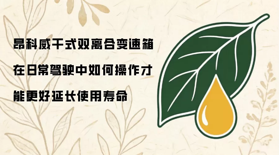 昂科威干式双离合变速箱在日常驾驶中如何操作才能更好延长使用寿命