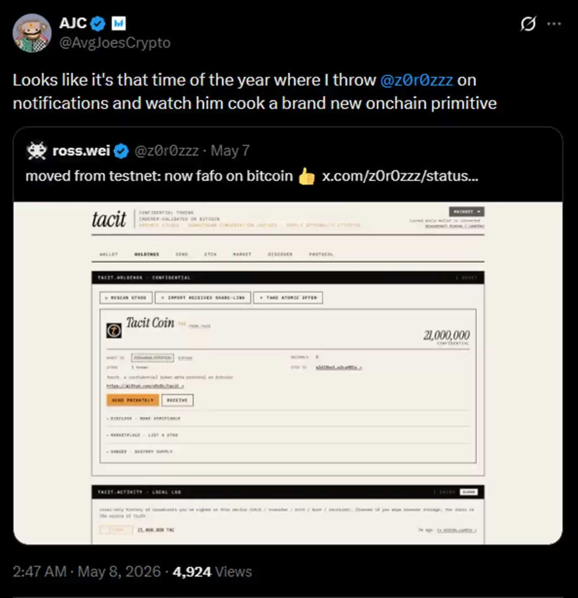 谁做了 Tacit？