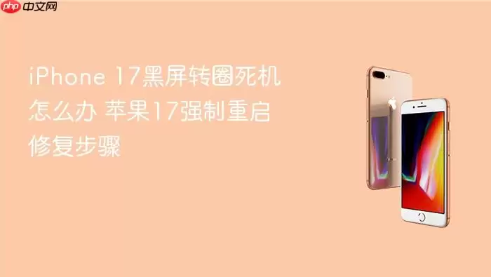 iPhone 17黑屏转圈死机怎么办 苹果17强制重启修复步骤