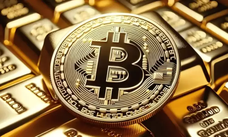 比特币与黄金表现对比