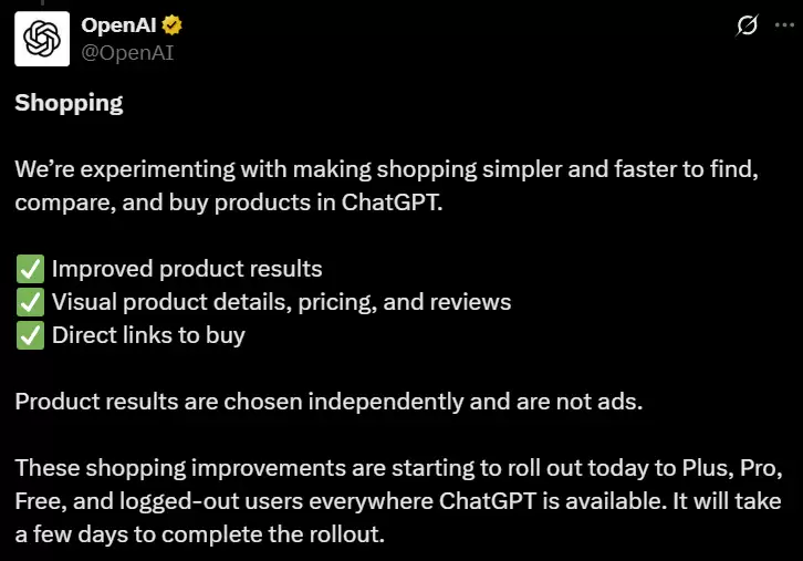 OpenAI进军电商业，狙击谷歌的基本盘