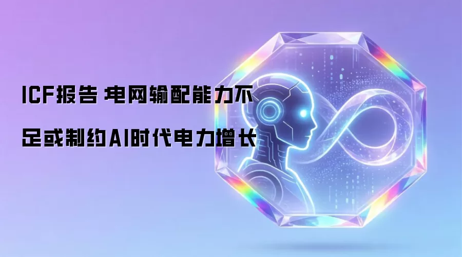 ICF报告：电网输配能力不足或制约AI时代电力增长