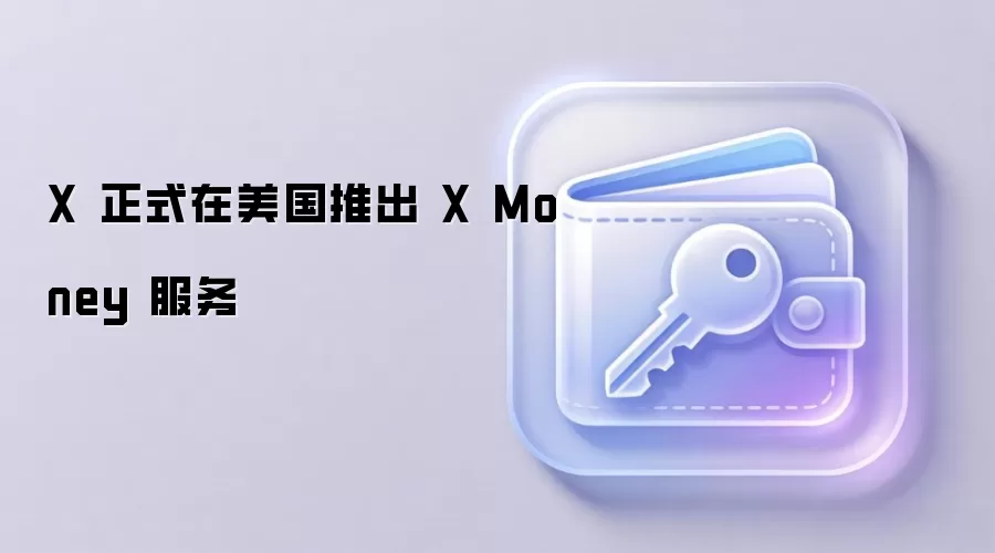 X 正式在美国推出 X Money 服务