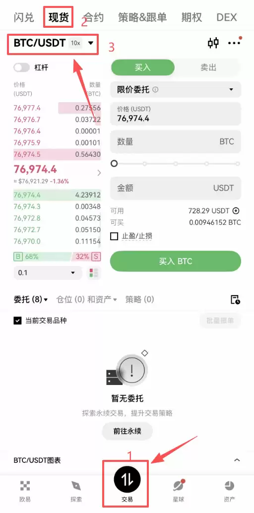 欧易购买以太坊（ETH）