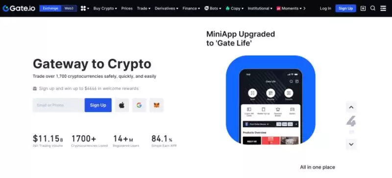 10.Gate.io – 最适合小众代币