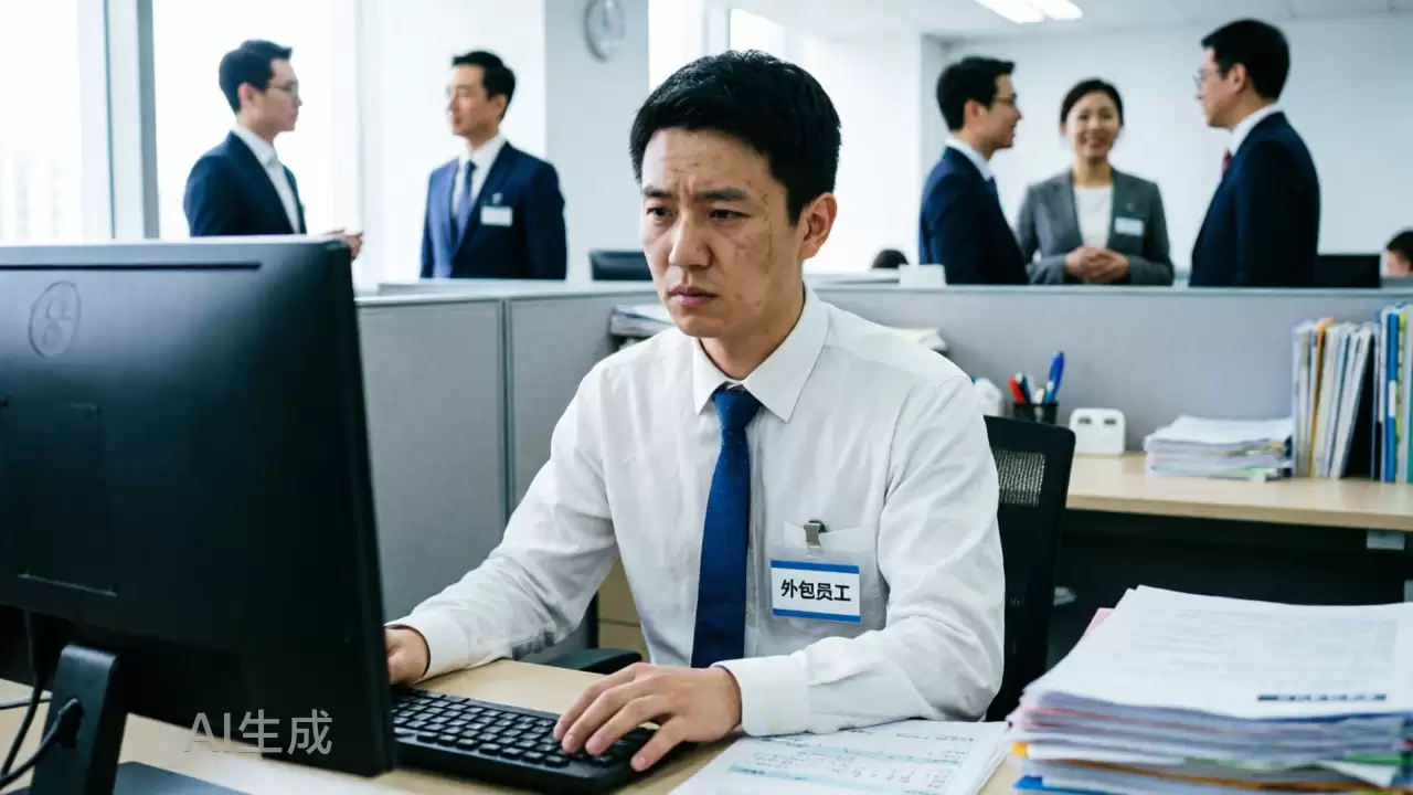 你还在上班，但已经被公司按外包定价了