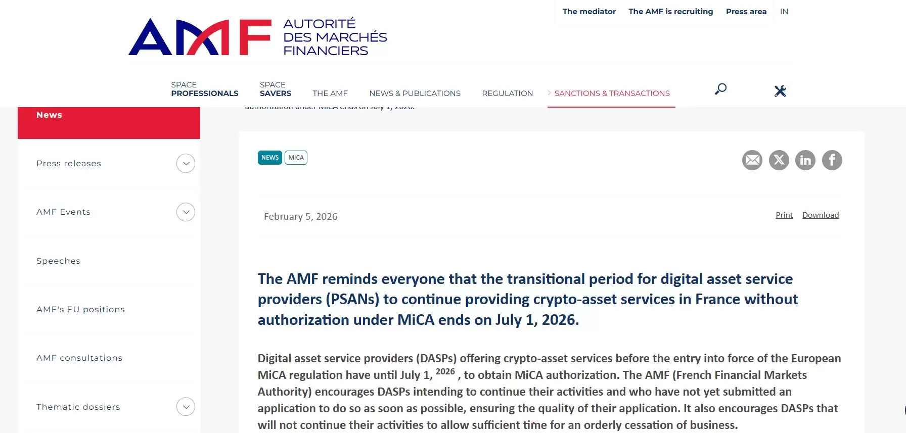 加密货币公司面临欧盟7月1日截止日期,MiCA宽限期结束