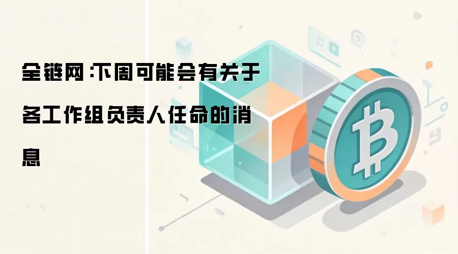 全链网：下周可能会有关于各工作组负责人任命的消息