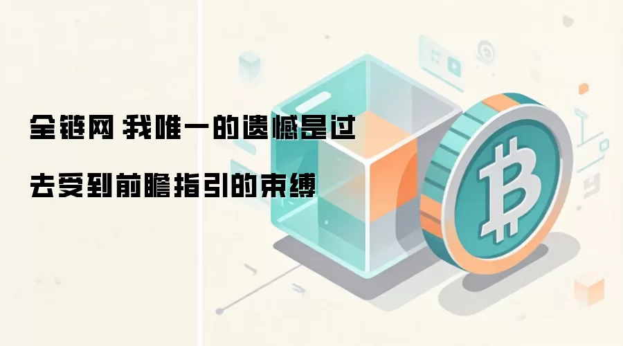 全链网:我唯一的遗憾是过去受到前瞻指引的束缚