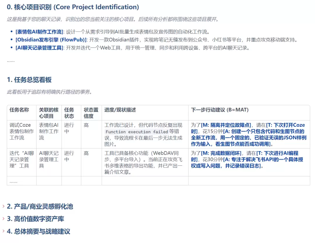 我给自己做了一个AI周报系统，治好了我的想法太多、执行太少