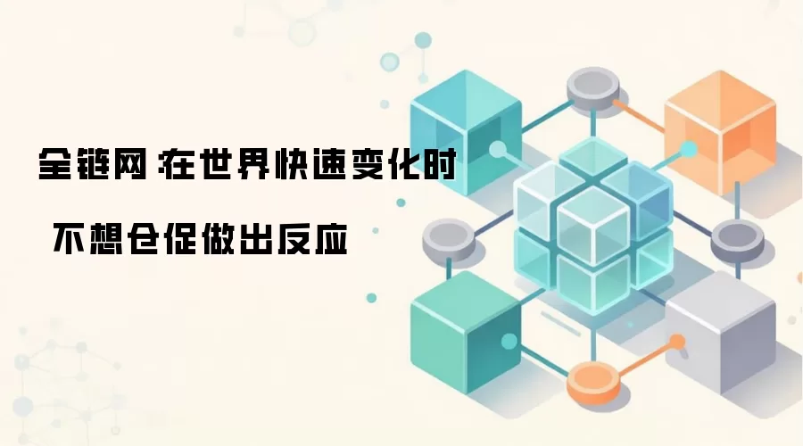 全链网：在世界快速变化时 不想仓促做出反应