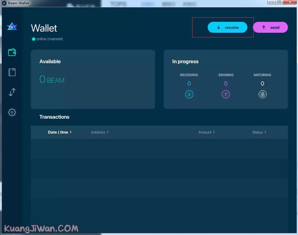 BEAM Wallet怎么使用？BEAMwallet使用图文教程