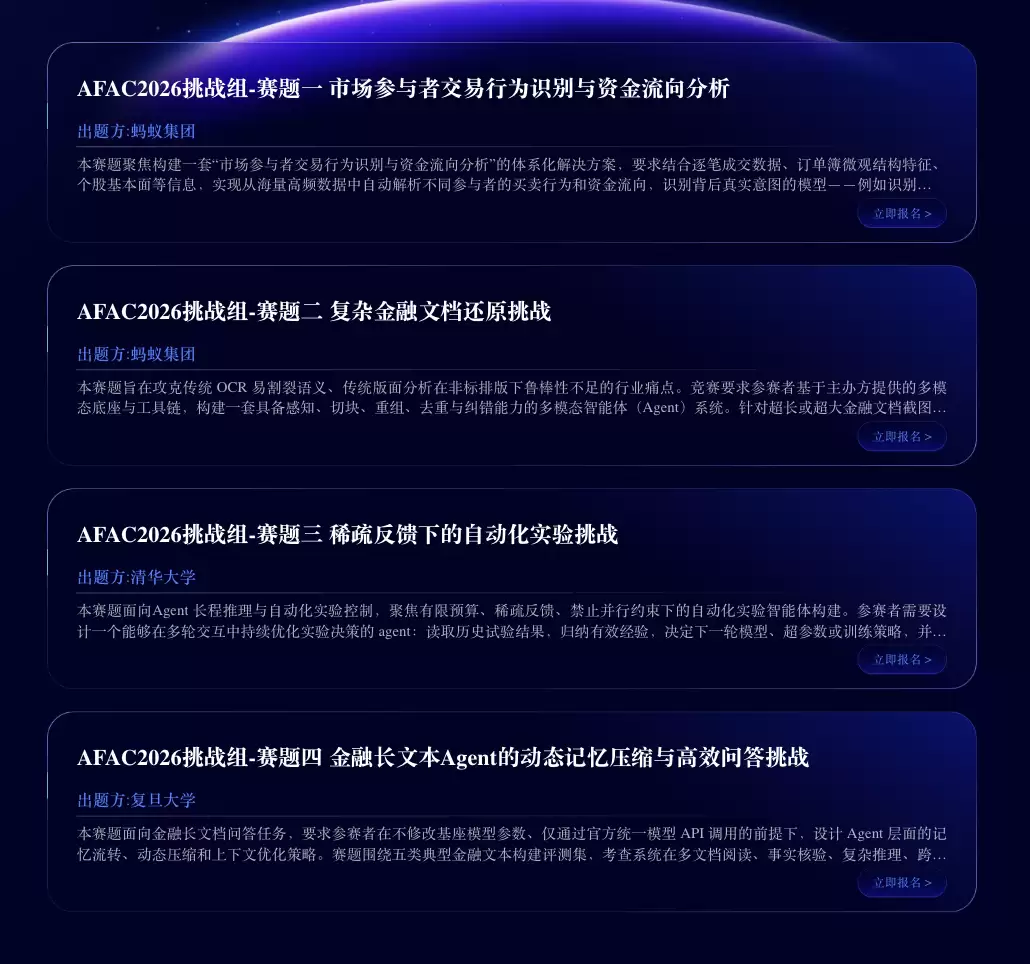 金融AI武道大会开赛！四道业务真题，出题人：猜不到最优解