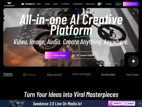 Media.io-Media.io是一个在线的媒体处理平台