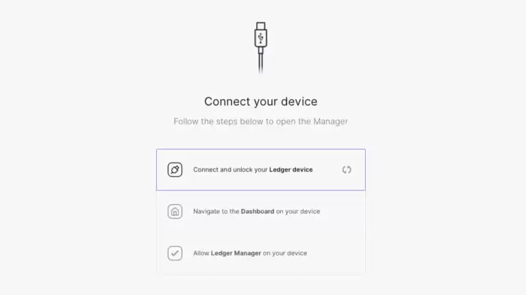 Ledger Nano X 连接电脑