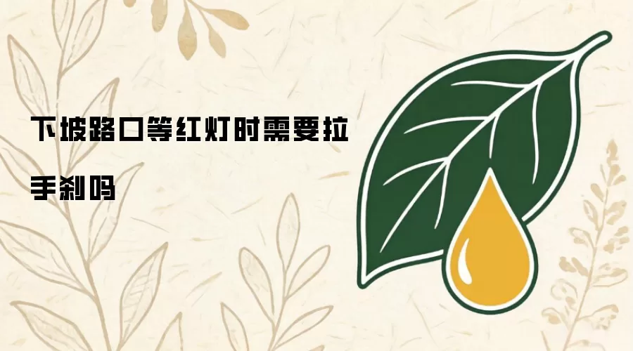 下坡路口等红灯时需要拉手刹吗