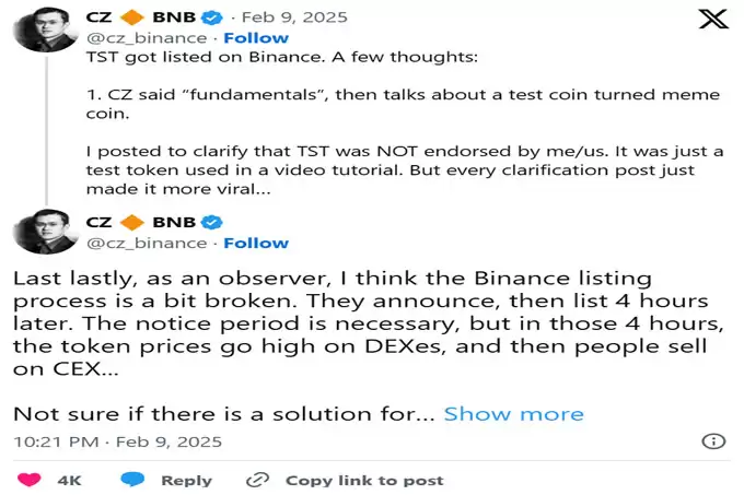 Binance前CEO 赵长鹏(CZ):