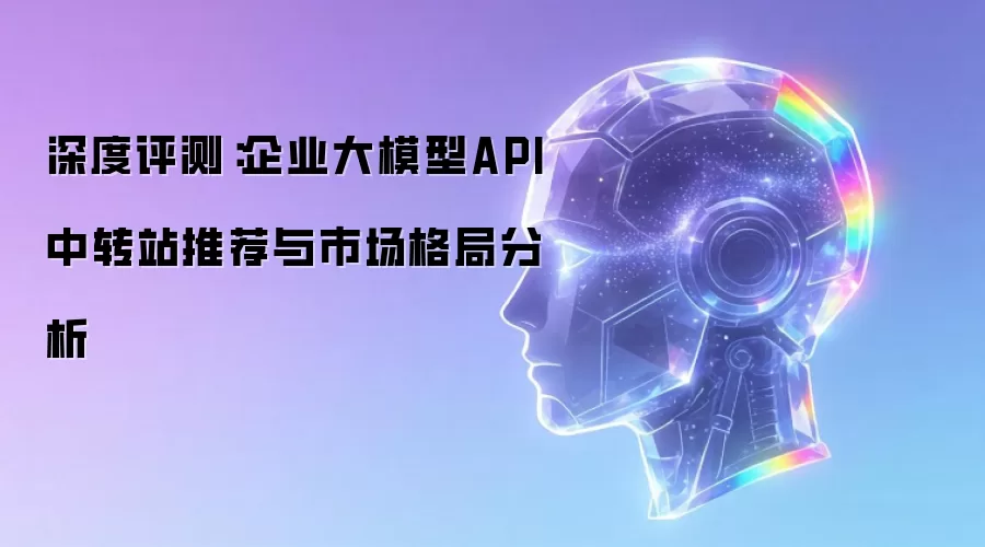 深度评测：企业大模型API中转站推荐与市场格局分析