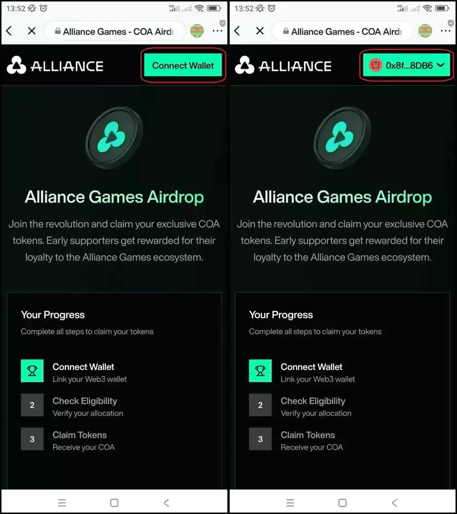 Bitget Wallet 连接界面
