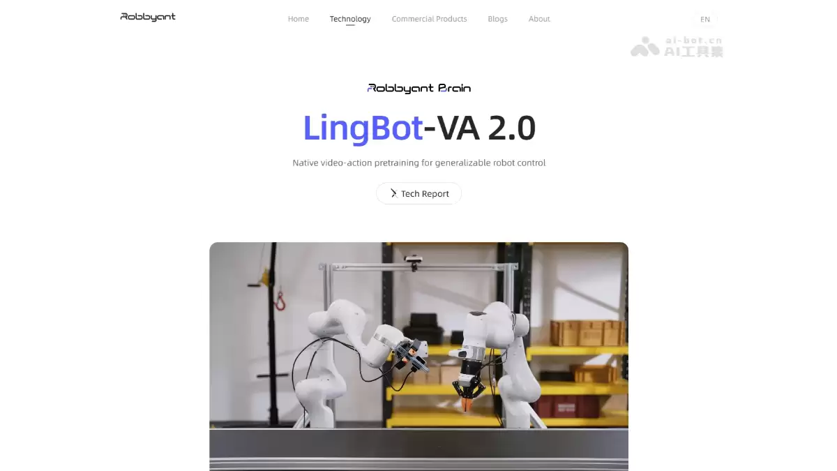 LingBot-VA 2.0 - 蚂蚁灵波推出的具身原生世界动作模型