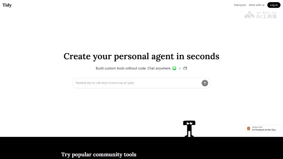 Tidy – 云端个人AI Agent，通过演示操作教AI用任意网站