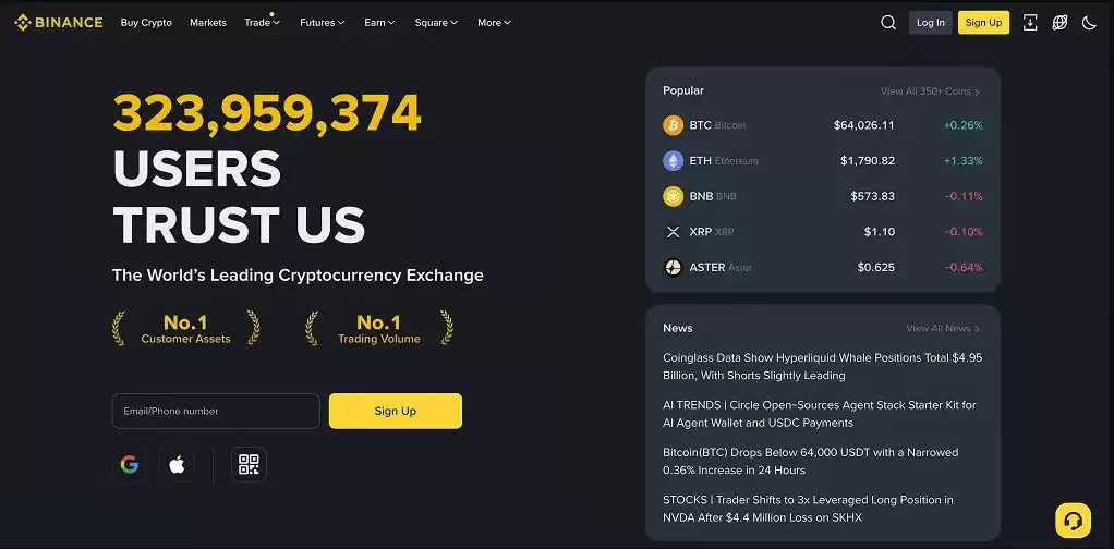 Binance 产品