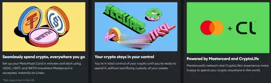MetaMask Card推出美国试点!直接消费wallet内的USDT、ETH