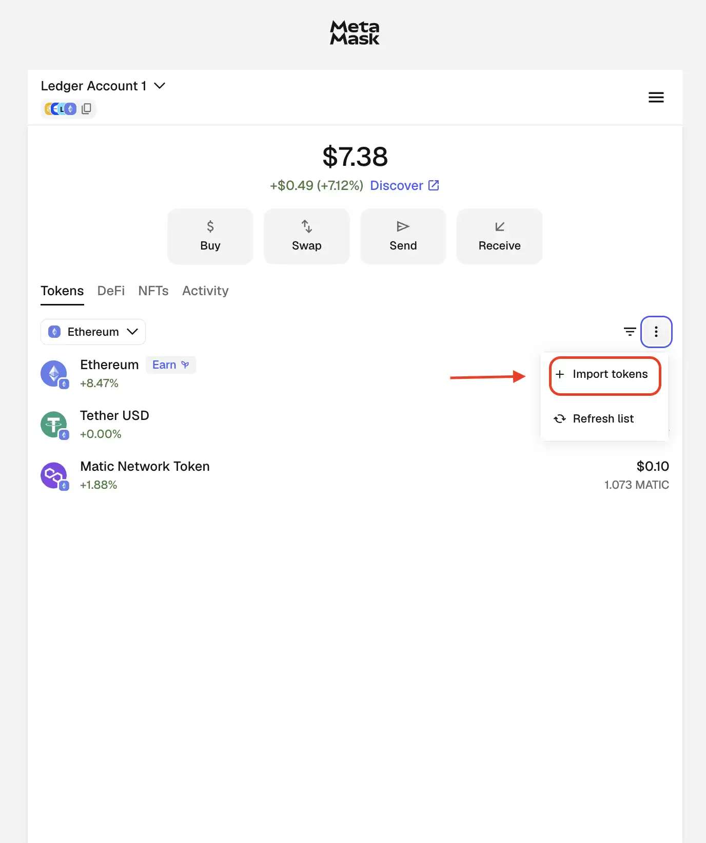 如何手动导入自定义代币到 MetaMask(步骤截图)