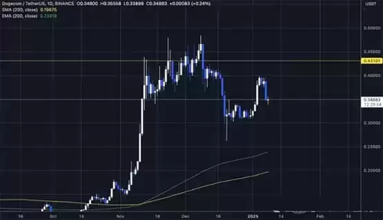 狗狗币将突破多年趋势,DOGE可达 1 美元目标!