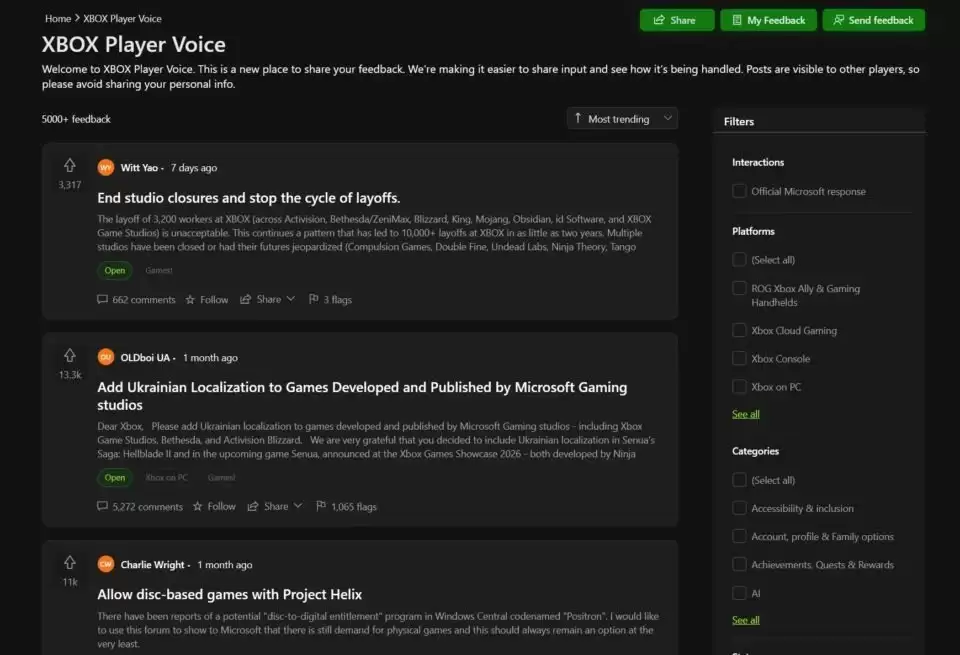 两年裁员超万人！XBOX玩家忍无可忍 联名请愿要求停止裁员循环