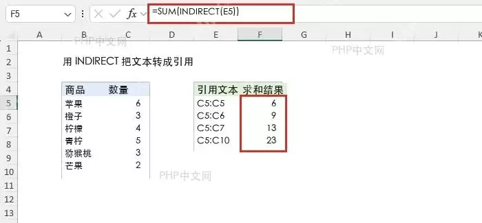 Excel利用INDIRECT函数怎么用？设置思路梳理
