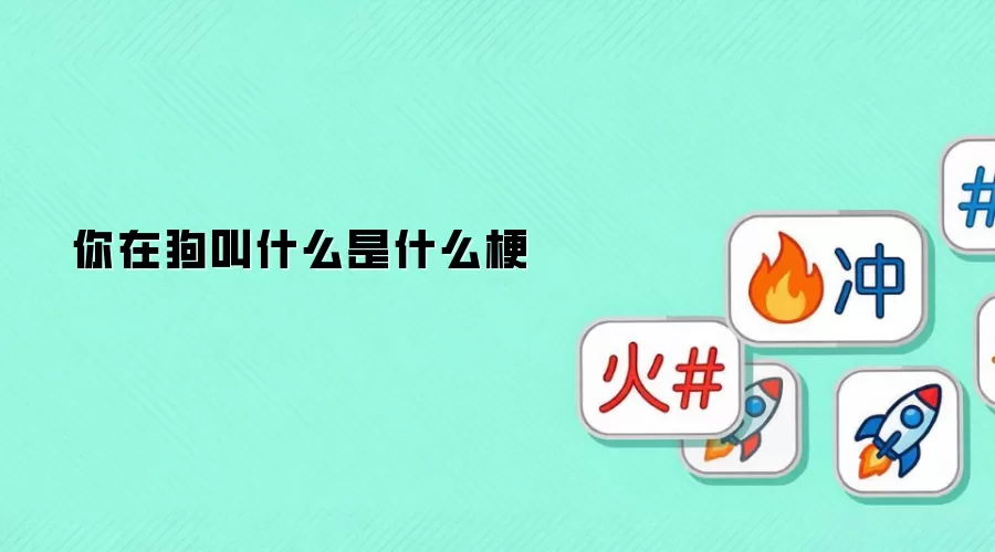 你在狗叫什么是什么梗