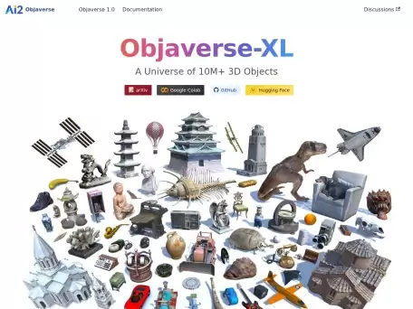 Objaverse-3D物体数据集-海量注释3D物体数据集