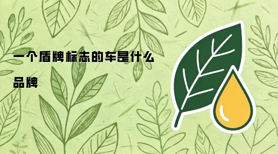 一个盾牌标志的车是什么品牌