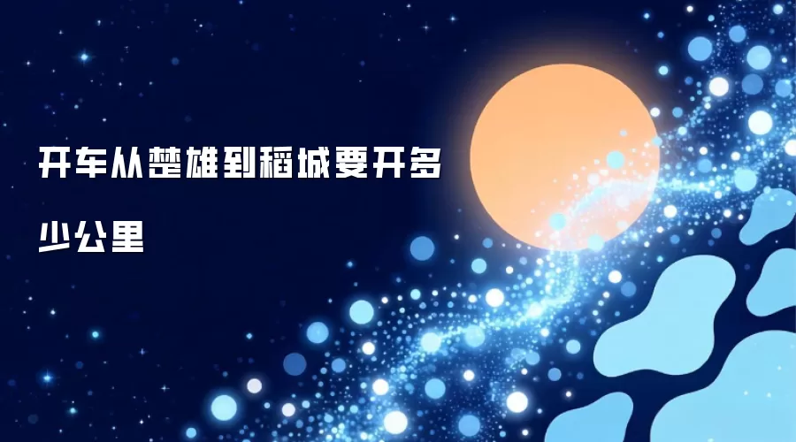 开车从楚雄到稻城要开多少公里