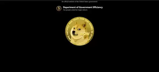 马斯克政府效率部官网露出狗狗币头像!DOGE短时拉涨11.9%
