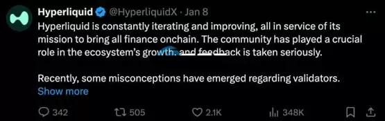 HyperLiquid中心化程度引发质疑!代币HYPE一周下跌20%