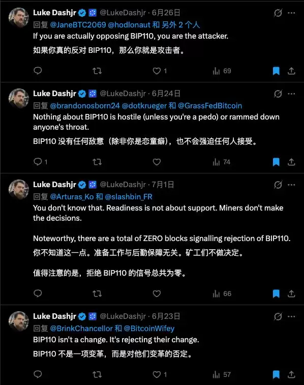 支持率不足1%,BIP-110仍要将比特币推向软分叉？
