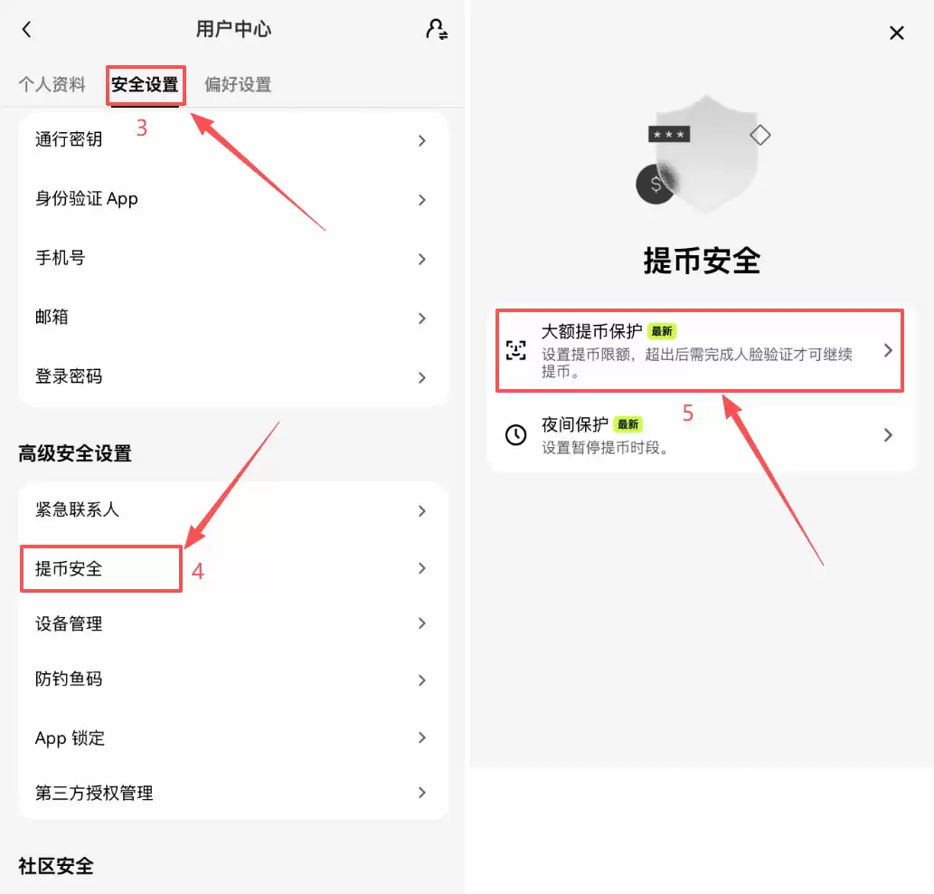 什么是大额提币保护？欧艺OKX大额提币保护常见问题
