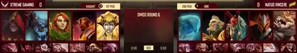 《Dota2》S27梦幻联赛XG2：1击败NaVi XG2：1NaVi赛况信息